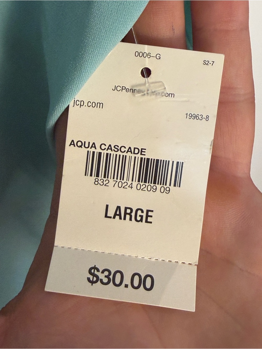 East 5th Seafoam Pleated V-Neck Long Sleeve Top L NWT - Picture 2 of 9